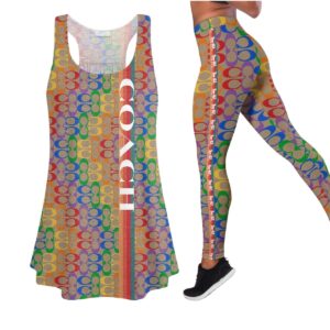 Coach Tank Top & Leggings Combo FTLG-CCH-HYT-HT-230402