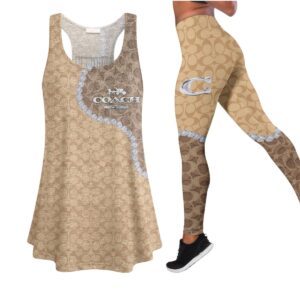 Coach Tank Top & Leggings Combo FTLG-CCH-HYT-HT-230401