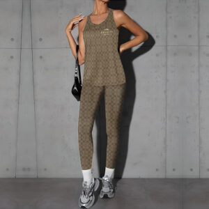 Coach Tank Top & Leggings Combo FTLG-CCH-HYT-HT-230404