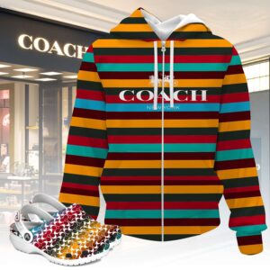 NEW RELEASE-COACH®: Premium Crocs & Hoodie THY0619NKT04