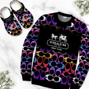 NEW RELEASE-COACH®: Signature Crocs & Sweatshirt THY0719PMD03