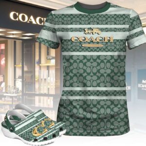 NEW RELEASE-COACH®: Signature Crocs & T-Shirt THY0601NKT03