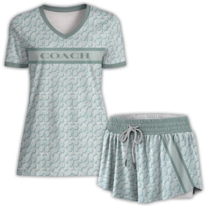 COACH | Premium Athletic V-Neck Shirts & Shorts CB187-CCH-HYT-TT-21052504