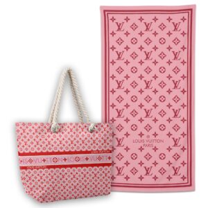 LV | Premium Tote Bag & Beach Towel Set BTBT168-LV-HYT-TH-28052507
