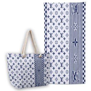 LV | Premium Tote Bag & Beach Towel Set BTBT168-LV-HYT-TH-28052507