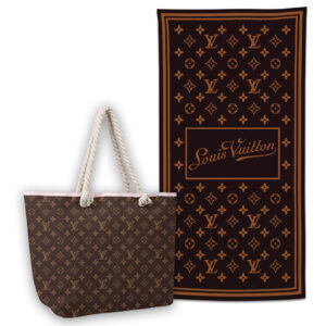 LV | Premium Tote Bag & Beach Towel Set BTBT168-LV-HYT-TH-28052507
