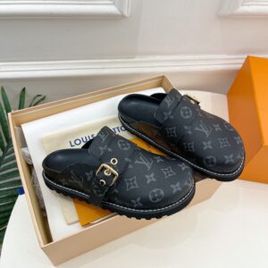 (BOX INCLUDED)  Louis Vuitton | Cosy Flat Comfort Clog M24140306