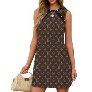 LV | Premium Sleeveless A-Line Dress SSD182-LV-HYT-TH-30052501