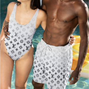 LV | Luxury  Swimsuit + Short Couple Set for Summer Vacation LYA21032510