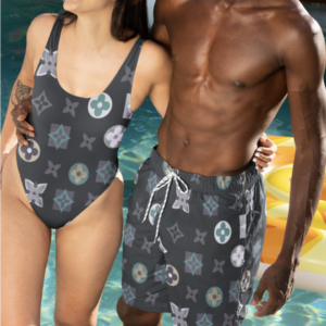 LV | Luxury  Swimsuit + Short Couple Set for Summer Vacation LYA21032518