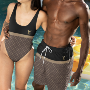 LV | Luxury  Swimsuit + Short Couple Set for Summer Vacation LYA21032515