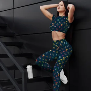 LV | Premium Crop Top Leggings Set AT1