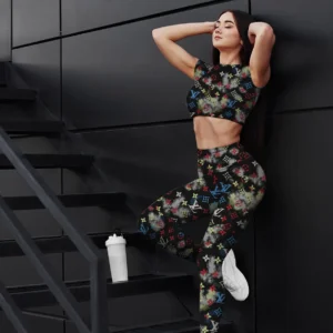 LV | Premium Crop Top Leggings Set AT5