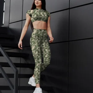 LV | Premium Crop Top Leggings Set AT31