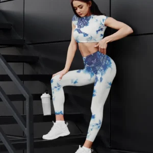 LV | Premium Crop Top Leggings Set AT23