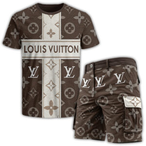 LV | Premium T-Shirt & Cargo Shorts Set CB240-LV-HYT-TT-13062503