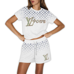 LV | Premium T-shirt & Shorts Lounge Set PS166-LV-HYT-TT-24062503