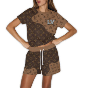 LV | Premium T-shirt & Shorts Lounge Set PS166-LV-HYT-TT-24062504