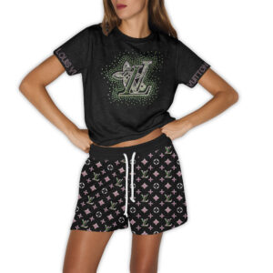 LV | Premium T-shirt & Shorts Lounge Set PS166-LV-HYT-TT-24062506