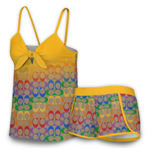 COACH | Premium Women's Tank Top & Shorts Sleep Set SSS195-CCH-HYT-TT-09062504