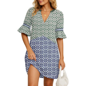 COACH | Premium V-neck Flowy Dress VFD167-CCH-HYT-TT-03062505