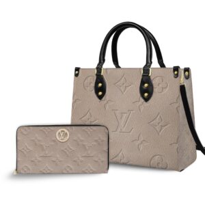 LV | Premium Leather Handbag & Zip Wallet Combo CB296-LV-HYT-NA-17072502